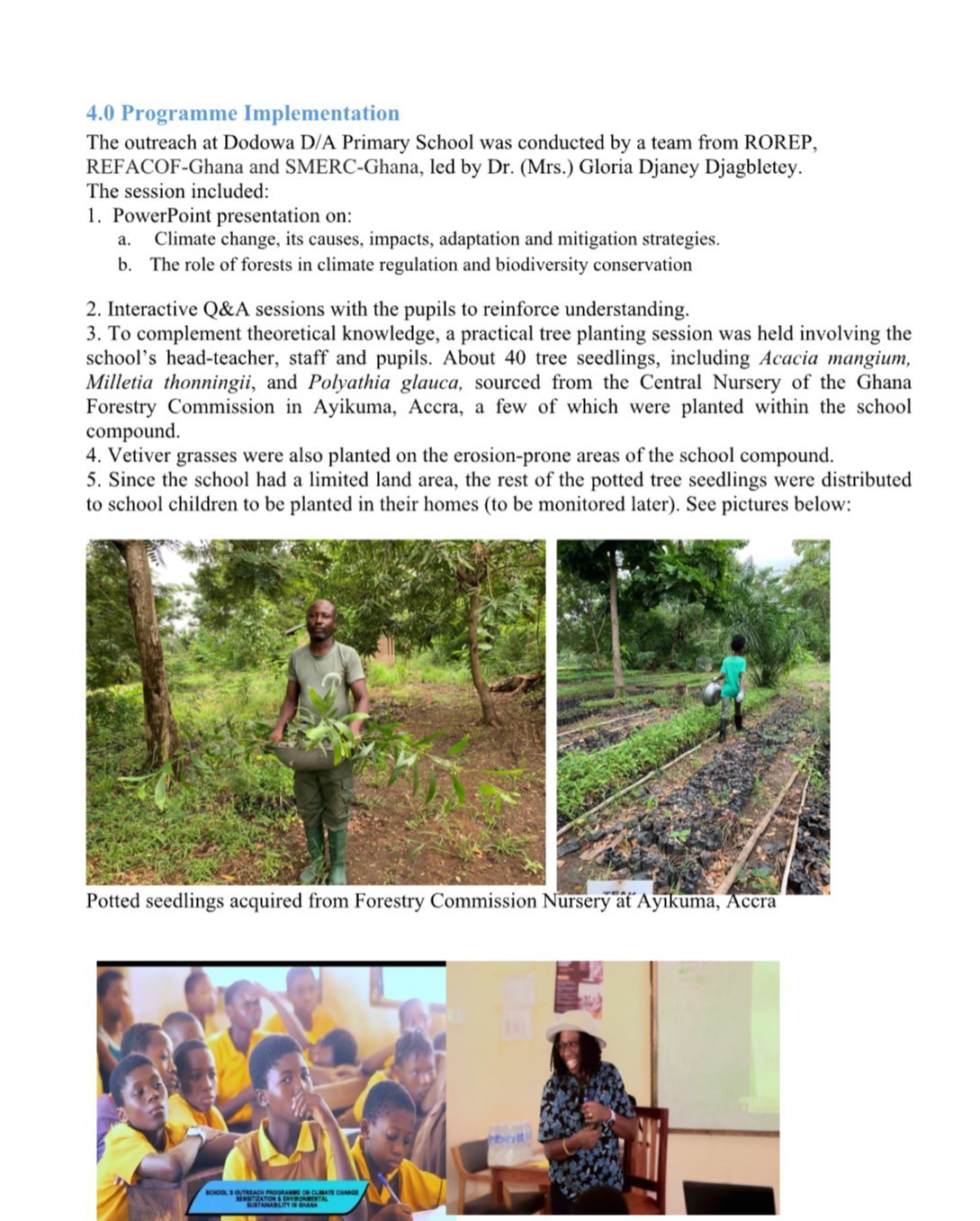 Reforestation Site Survey